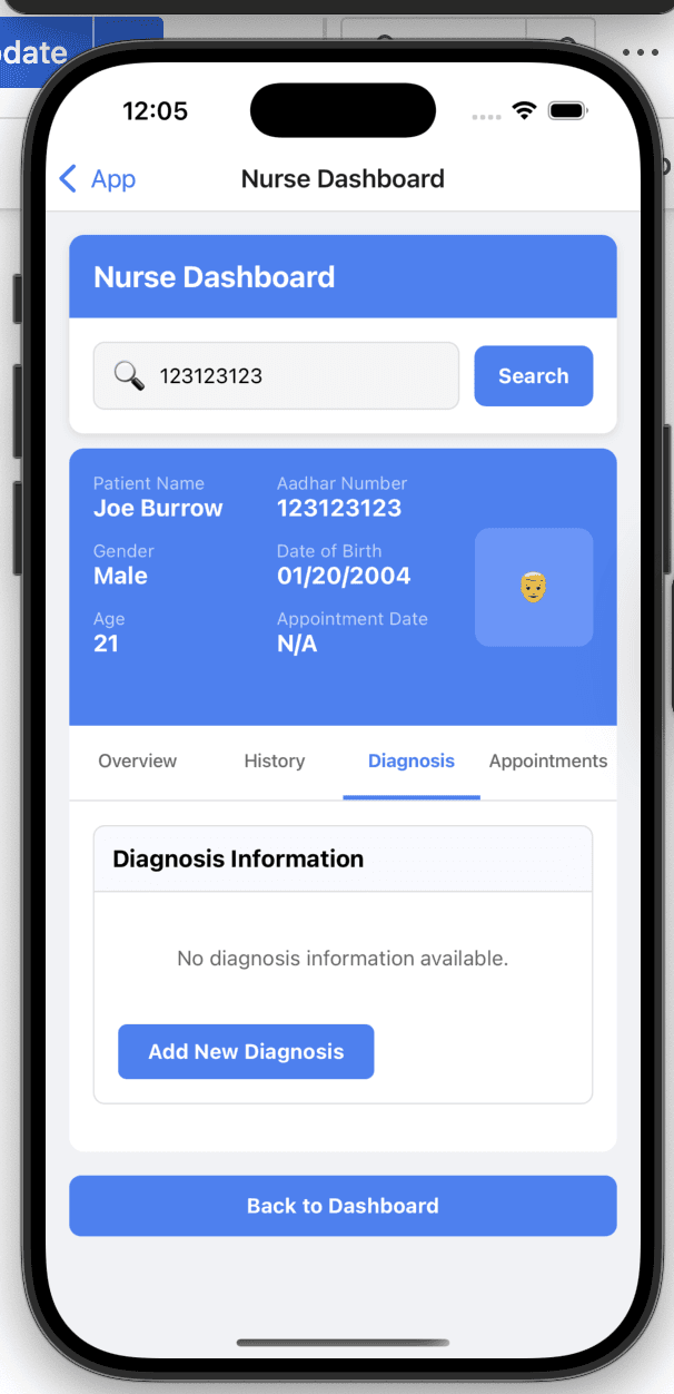 Appointment History of Patient